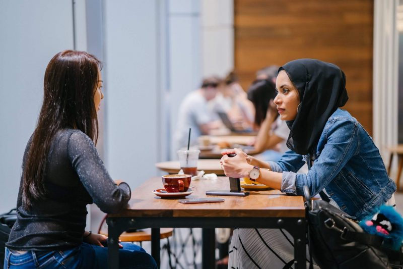 Woman in Coffee Shop